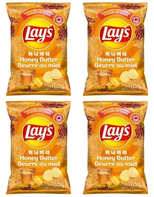 Lay's Honey Butter Flavored Potato Chips, 200g (4 Pack) - Image 1 of 4