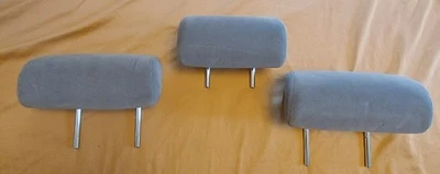 ✅JUEGO DE 3 REPOSACABEZAS TRASEROS TELA GRIS SEGUNDA FILA TOYOTA 4RUNNER SR5 2003-2009 OEM Foto 1 de 4