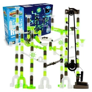 Space Elevator Marble Run With Glass Glow Marbles, 150 pieces - Picture 1 of 8