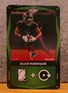 TARJETA DE FÚTBOL AMERICANO EXCLUSIVA UNO ELITE ATLANTA FALCONS BIJAN ROBINSON - Imagen 1 de 2