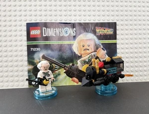 Lego Dimensions Regreso al Futuro Doc Brown 71230 Divertido Pack 100% Completo - Imagen 1 de 10
