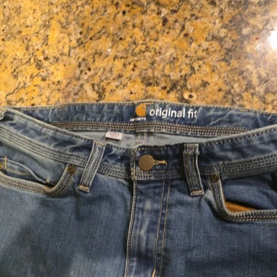 Carhartt Women's Original Fit blue denim Size 8 Reg  - Image 1 of 4