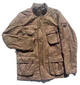 Chaqueta marrón Barbour International Lockseam informal 1936 para hombre - pequeña - Imagen 1 de 23