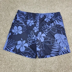 Polo Sport Ralph Lauren Herren XL blau AOP Blumen gefüttert Badeanzug Kordelzug - Bild 1 von 5