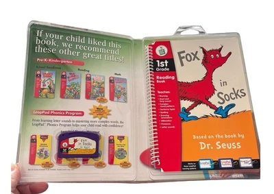 Leapfrog LeapPad Dr. Seuss Fox in Socks 1st Grade Reading Book & Cartridge - Image 1 of 4
