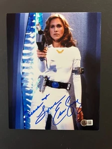 Erin Gray Hot! signed Autogramm Classic Sexy Buck 8x10 Foto Beckett BAS Coa - Bild 1 von 1