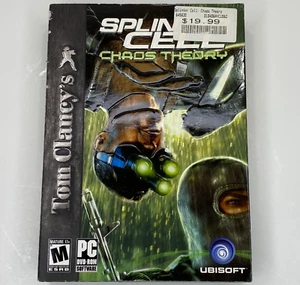 Tom Clancy's Splinter Cell Chaos Theory pc game DVD-ROM - Picture 1 of 5