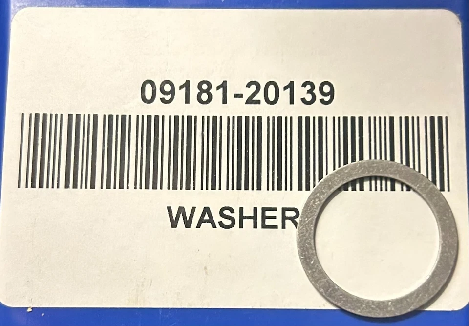 Nueva lavadora OEM Suzuki 09181-20139 Foto 1 de 1