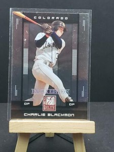 2008 Donruss Elite Extra Edition #17 Charlie Blackmon Rookie Card