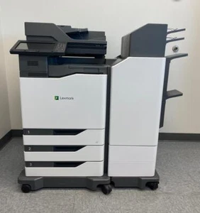 Lexmark CX825dte Laser Multifunction Color Printer W/Finisher - Picture 1 of 13