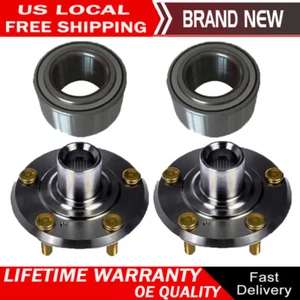 Set of 2 Front Left and Right Wheel Hub Pair Kits for Neon PT Cruiser w/ ABS - Picture 1 of 8