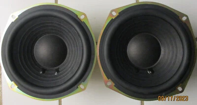 Woofers Sony 5,25", par de puxadores 1-505-679-11 dos alto-falantes torre SAVA 27, bom - Imagem 1 de 4
