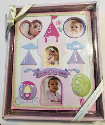 Marco de fotos Disney Baby Princess Castle hito primeras fotos nuevo en caja Foto 1 de 4