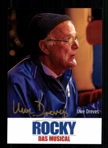 Uwe Dreves Rocky Musical Autogrammkarte Original Signiert + 1305 - Bild 1 von 2