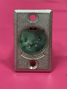 Switchcraft D4M 4 Position Circular Connector Receptacle, Male Pins Solder Cup - Picture 1 of 2