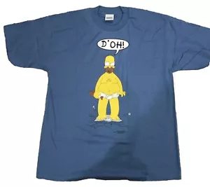 NWOT 1997 Homer The Simpson D’oh! Double Sided T-Shirt Stanley Desantis XL - Picture 1 of 6
