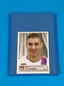 Pegatina de novato Karim Benzema fĂștbol Panini Foot 2007 Francia #180 - Imagen 1 de 2