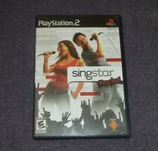SingStar Rocks (Sony PlayStation 2, 2006 PS2)-Complete/No Mic