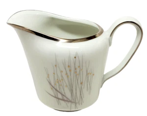 Hutschenreuther - Norderney Platinum / HUT3026 - Creamer - Sea Oats w/Gold Dots - Picture 1 of 9