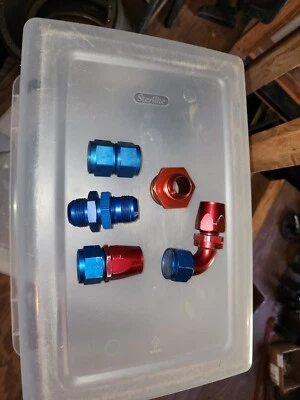 -16 AN hose fittings - Image 1 of 3