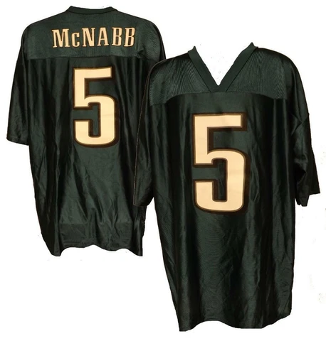 New Donovan McNabb #5 Philadelphia Eagles Mens Sizes XL-2XL Green Jersey Cover