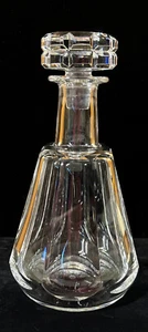 Vintage Baccarat Tallyrand Decanter w/ Cut Stopper 9.25” Marked France - Picture 1 of 15