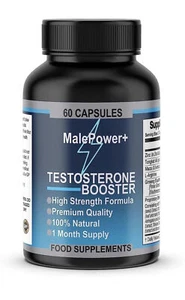 Testosterone Booster for Men - Energy Muscle Growth Strength Desire Testosterone - Picture 1 of 1