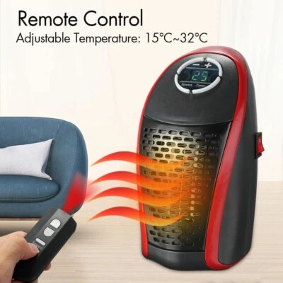 STUFA elettrico 400 W Ceramica Mini Riscaldamento scaldabagno STUFA ELETTRICA - Immagine 1 di 3