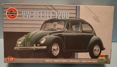 VW Bettle 1200 Serie 2  02416 Airfix Scala 1:32 Vintage Nuovo - Immagine 1 di 3