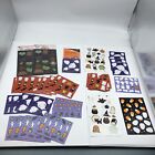 Large lot Halloween stickers new & partial 