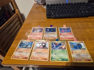 lotto 7 card pokemon holo stamped l'isola dei draghi/dragon frontiers - Foto 1 di 13