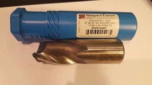 End Mill  #20407 HSS S203 2F SE 30° RH Sq UNC 1-1/4 X 1-1/4 X 1-5/8 X 4-1/8 - Picture 1 of 1