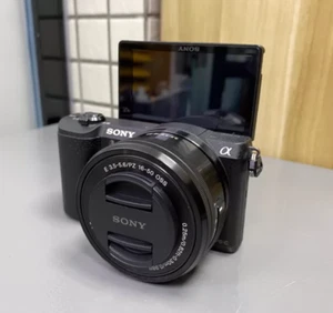 Sony Alpha a5100 Mirrorless w/ E 16-50mm Lens -Black - Picture 1 of 8