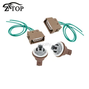 2 xTail Light Brake Signal Lamp Socket &Wire For Ford F250 F350 Super Duty - Picture 1 of 8