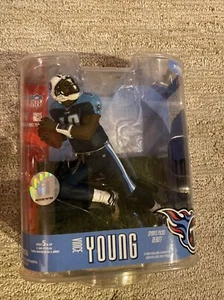 NFL TENNESSEE TITANS QB Vince Young 2007 McFarlane FÚTBOL AMERICANO SERIE 15 AZUL - Imagen 1 de 12