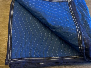 2 Pieces Moving Blankets Dual Sided 72"x80" Heavy Duty Professional Quality - Picture 1 of 3