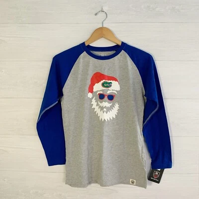 NUEVO CON ETIQUETAS Wes and Willy - Florida Gators Santa Camiseta Raglán, Talla Juvenil L Foto 1 de 4