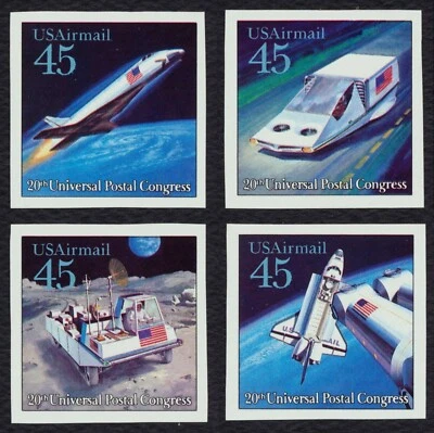 #C126a-d 45c 20th Postal Congress, Singles, Mint **ANY 5=FREE SHIPPING** - Image 1 of 4