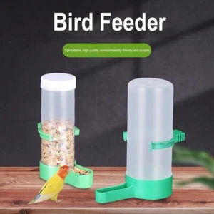 Bird Feeder Water Drinker Automatic Drinking Fountain Pet Parrot Cage Bottle- - Picture 1 of 12