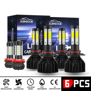 For Toyota Corolla 2009-2016 LED Headlight High Low Beam Bulbs + H11 Fog Lights - Picture 1 of 14
