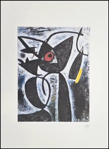 JOAN MIRO * The red Eye * 78 x 57 cm * signed lithograph * limited # 35/150 - Picture 1 of 8