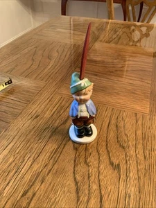 Goebel Figure 5” Hummel-like Boy With Wooden Feather KF 10 - Picture 1 of 8