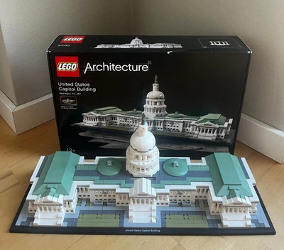 LEGO ARCHITECTURE: Das Kapitol (21030) - vollständig mit Anleitung - wie neu - Bild 1 von 2