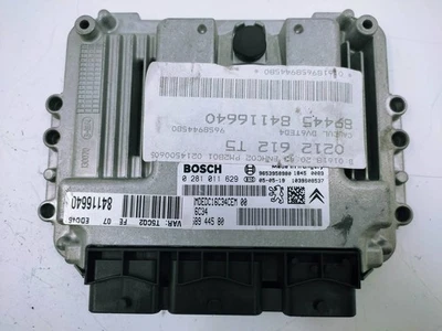 9658944580 CENTRALINA MOTORE / 0281011629 / 168742 PER PEUGEOT 307 BREAK / SW S - Immagine 1 di 4