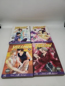 Yellow Vol 1-4 Yaoi Manga Complete Set English Volumes 1, 2, 3, 4 (ENGLISH) - Picture 1 of 4