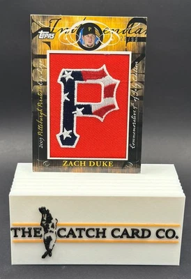 2010 Topps - Jumbo Packs Manufactured Hat Logo Relic Zach Duke #MHR-318 /99 Foto 1 de 2