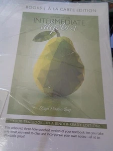 Intermediate Algebra, Books a la Carte Edition by Elayn Martin-Gay 7th Edition - Picture 1 of 1