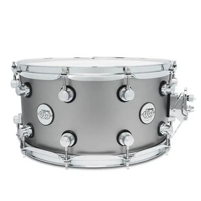 DW Limited Edition Design Snare Drum 14x7 Titanium Satin - Image 1 of 4