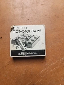 Vintage Deluxe Tic Tac Toe Game Old Time Favorite Made in Japan 1960’s - Picture 1 of 7