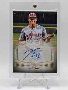 Mike Trout (#12/15) 🔥 2021 Topps Definitive ON-CARD AUTO Angels - Foto 1 di 3